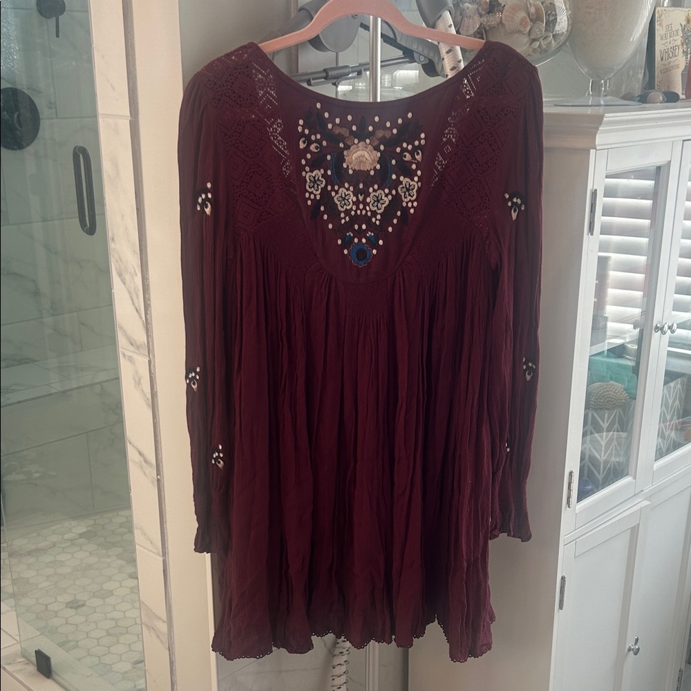 Embroidered Free People Women's Dress